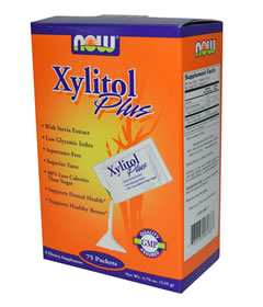 Xylitol Plus, Now Foods 75 Packets